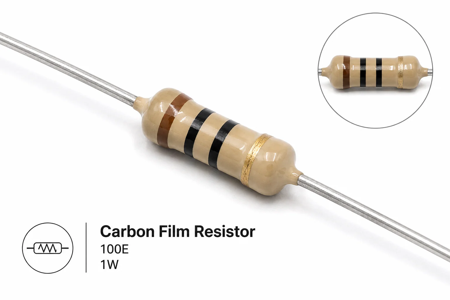 Carbon Film Resistor 3K3 visual