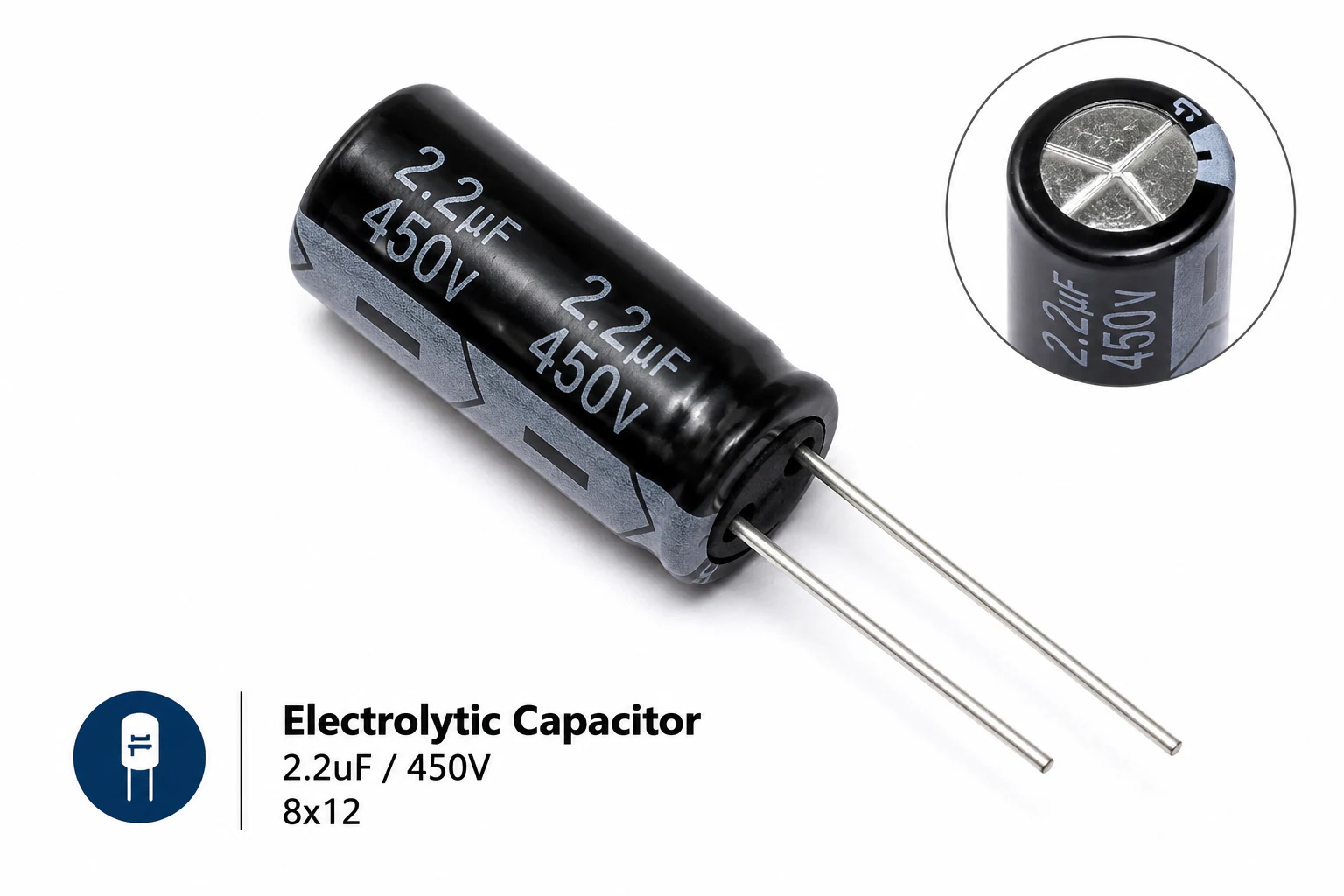 E-Capacitor 1000uf / 25v 10x17 visual