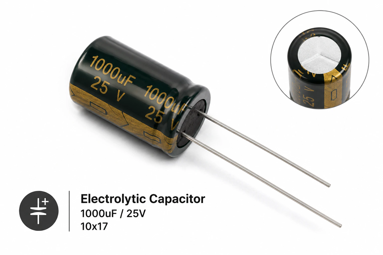 E-Capacitor 1uf / 450v 8x12 visual