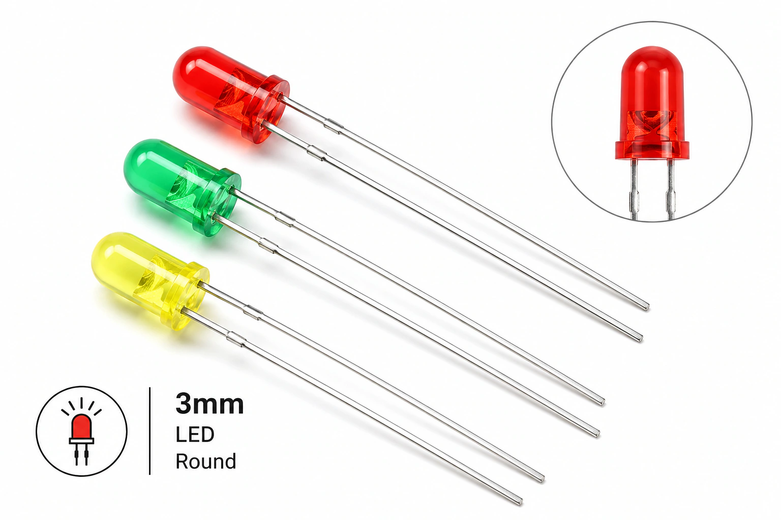 3mm Round LED visual