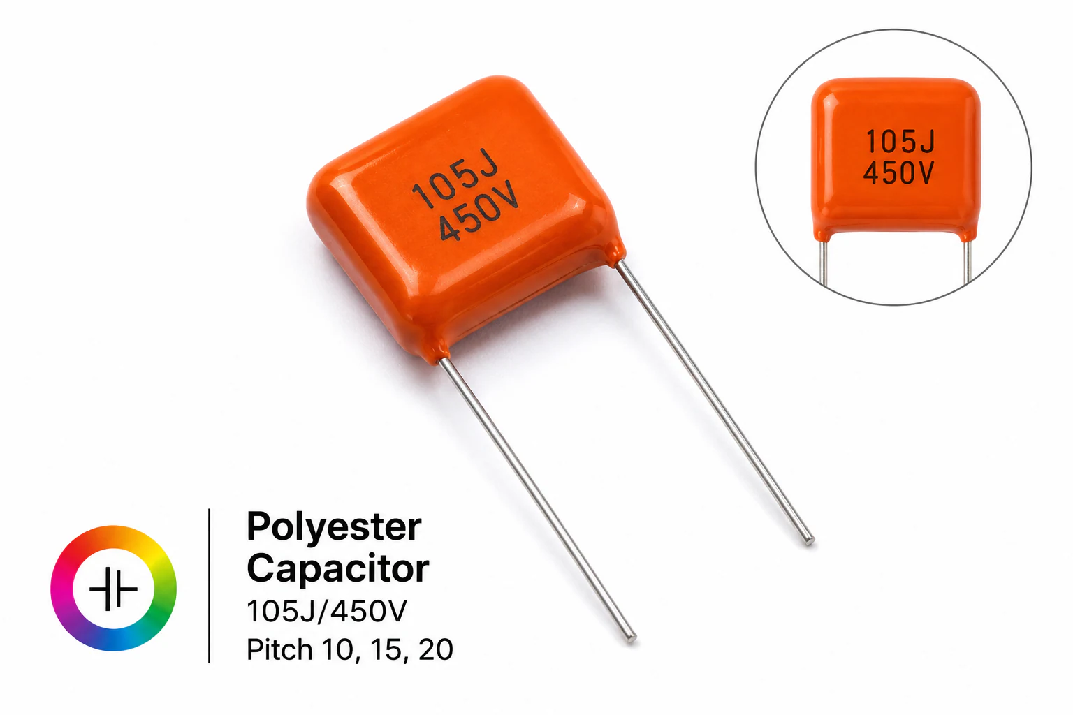 Poly Capacitor 105J visual